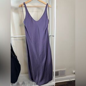 Massimo Dutti Purple Maxi Dress